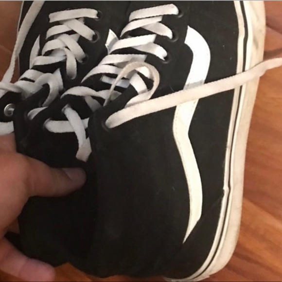 high top, black and white vans - Picture 4 of 4